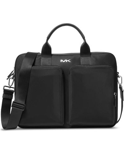 Michael Kors Utility Pocket Logo Briefcase - Black