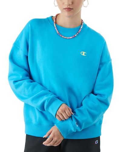 Champion Powerblend Fleece Crewneck Sweatshirt - Blue