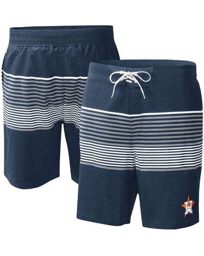 G-III 4Her by Carl Banks Houston Astros Coastline Volley Swim Shorts - Blue