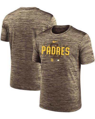 Nike San Diego Padres Authentic Collection Velocity Performance Practice T-shirt - Gray