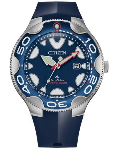 Citizen Eco-drive Promaster Orca Rubber Strap Watch 46mm - Blue