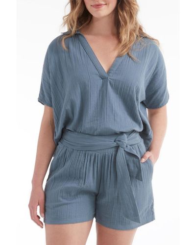 Hermoza Connie Top Cover-up - Blue
