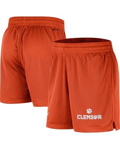 Nike Clemson Tigers Mesh Performance Shorts - Orange