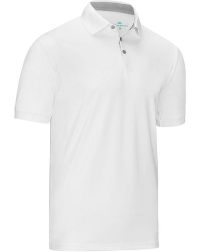 Mio Marino Designer Golf Polo Shirt - White
