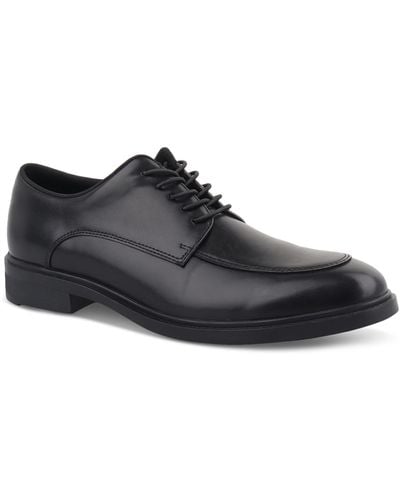 Alfani Kenneth Moc Toe Dress Shoe - Black