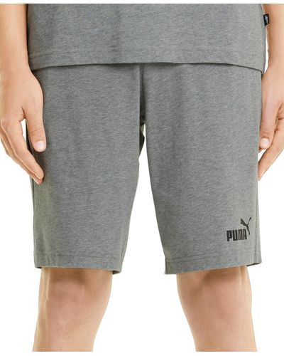 PUMA Essential Jersey Shorts - Gray