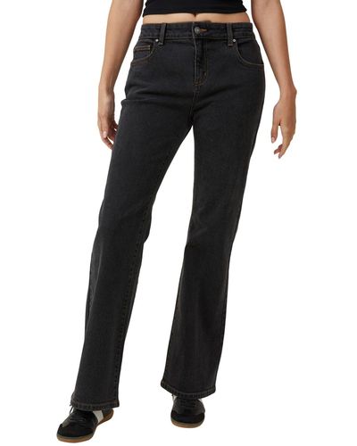 Cotton On Stretch Bootleg Flare Jeans - Black