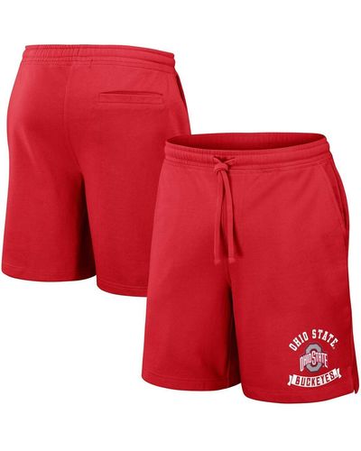 Fanatics Darius Rucker Collection By Ohio State Buckeyes Logo Shorts - Red