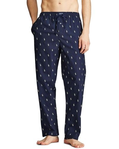 Polo Ralph Lauren Polo Player Pajama Pants - Blue