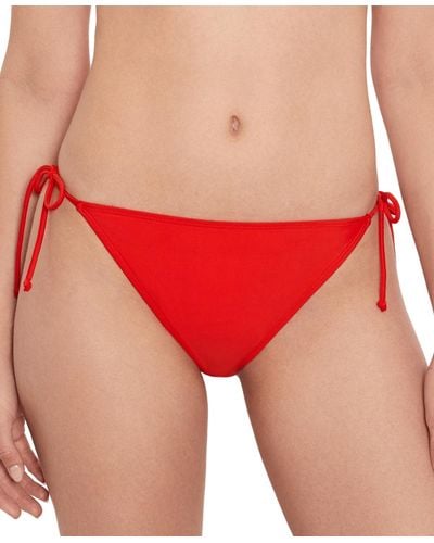 Salt + Cove Salt + Cove Side-tie Bikini Bottoms - Red