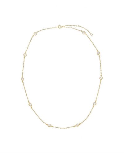 By Adina Eden The Yard Necklace - White