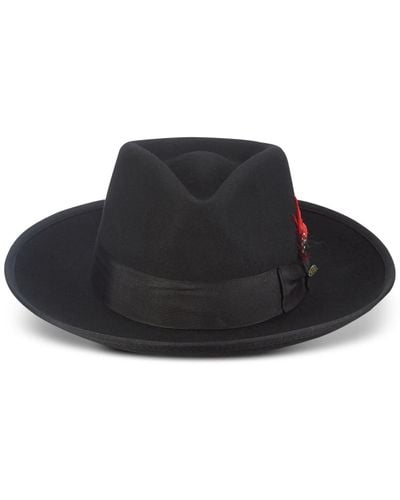 Scala Wool Zoot Hat - Black