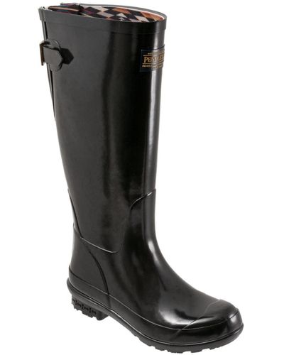Pendleton Gloss Tall Boots - Black