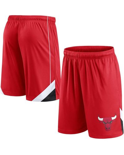 Fanatics Chicago Bulls Slice Shorts - Red