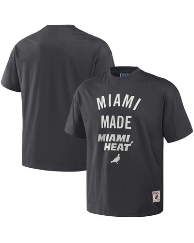 Staple Nba X Miami Heat Heavyweight Oversized T-shirt - Black