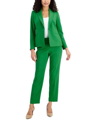 Le Suit Crepe One-button Pantsuit - Green