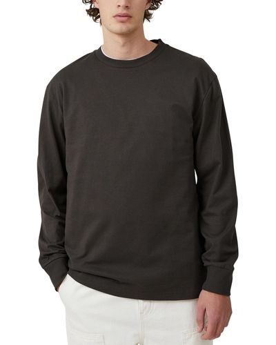 Cotton On Loose Fit Long Sleeve T-shirt - Black