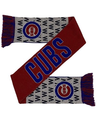 FOCO And Chicago Cubs Reversible Thematic Scarf - White
