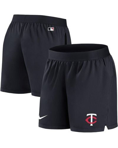 Nike Minnesota Twins Authentic Collection Team Performance Shorts - Blue