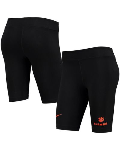 Nike Clemson Tigers Essential Tri-blend Bike Shorts - Black