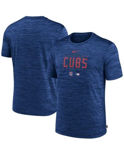 Nike Royal Chicago Cubs Athletic Sleeveless Hooded T-shirt in Blue for Men