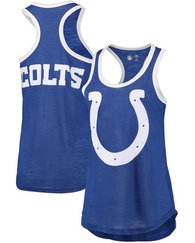 G-III 4Her by Carl Banks Indianapolis Colts Tater Tank Top - Blue