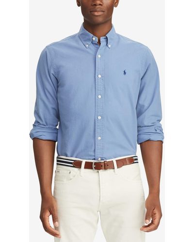 Polo Ralph Lauren Oxford Classic Fit Button - Down Shirt - Blue
