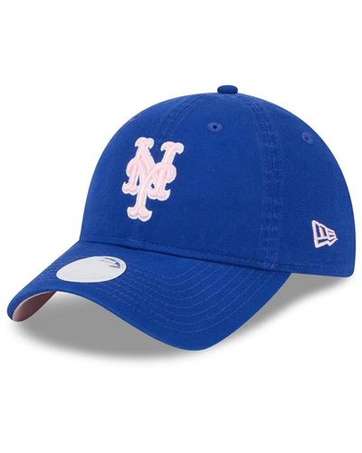 KTZ New York Mets 2024 Mother's Day 9twenty Adjustable Hat - Blue