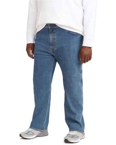 Levi's Big & Tall 505 Work Wear Fit Stretch Jeans - Blue