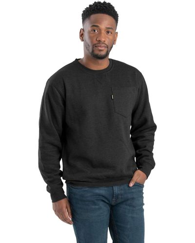 Bernè Heritage Crewneck Sweatshirt - Black
