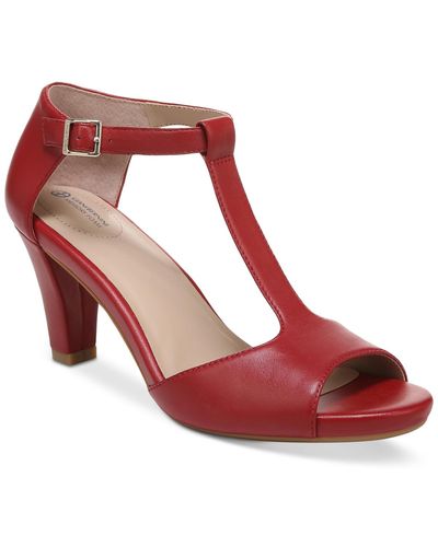 Giani Bernini Claraa Memory Foam Dress Sandals - Red