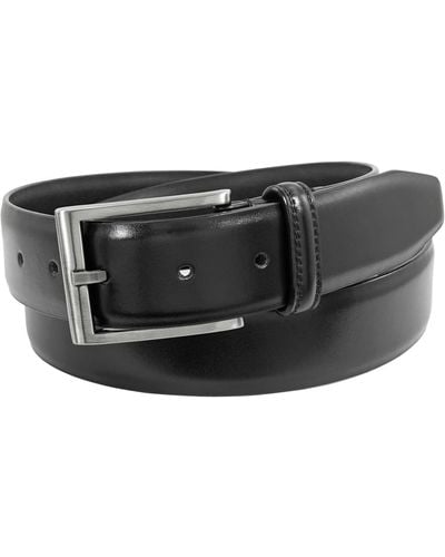Florsheim Carmine Leather Belt - Black
