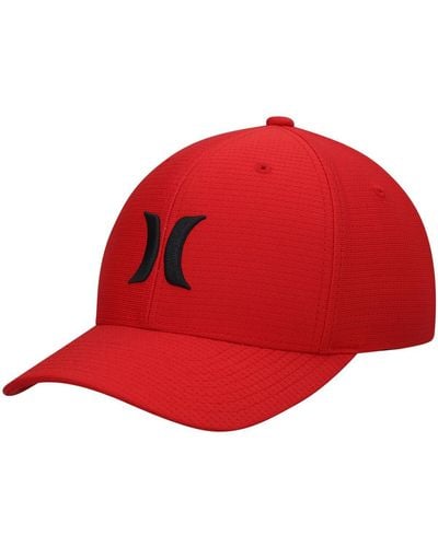 Hurley H2o-dri Pismo Flex Fit Hat - Red