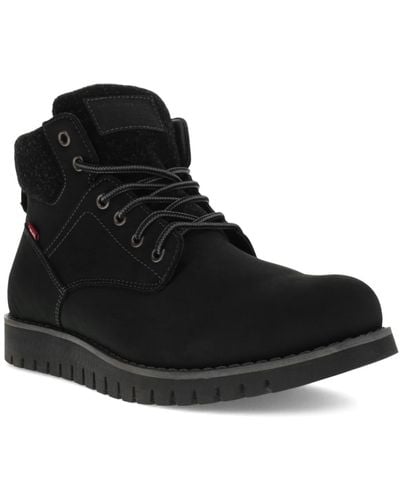 Levi's Charles Neo Lace-up Boots - Black