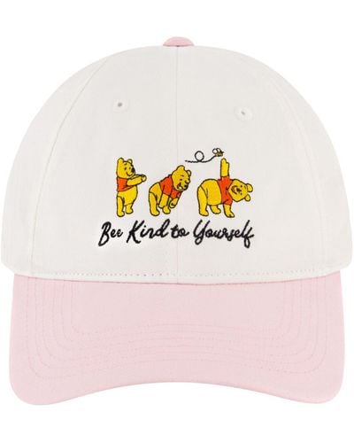 Disney Winnie The Pooh Bee Kind To Yourself Dad Cap - Pink