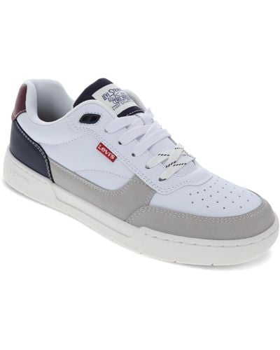 Levi's La Jolla Comfort Lace Up Sneakers - White