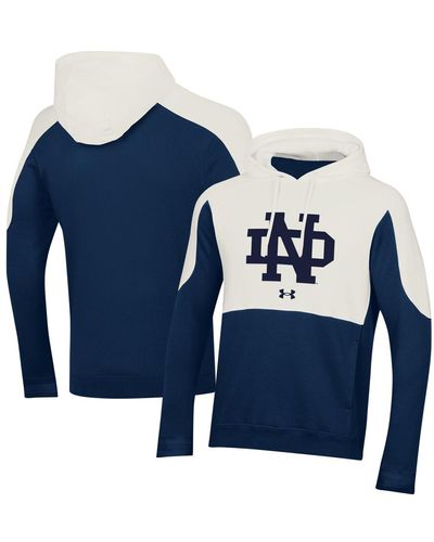 Under Armour Notre Dame Fighting Irish Iconic Pullover Hoodie - Blue
