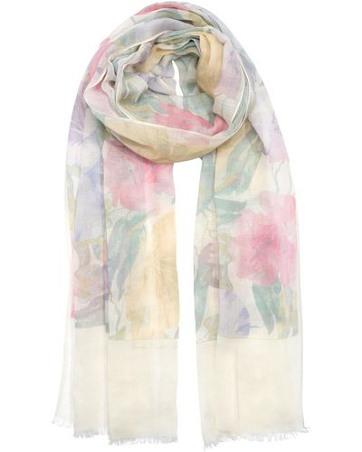 Lauren by Ralph Lauren Spring Floral Wrap - White