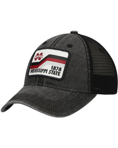 Legacy Athletic Mississippi State Bulldogs Sun & Bars Dashboard Trucker Snapback Hat - Black