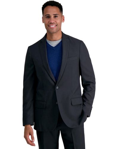 Haggar Smart Wash Slim Fit Suit Separates Jackets - Blue