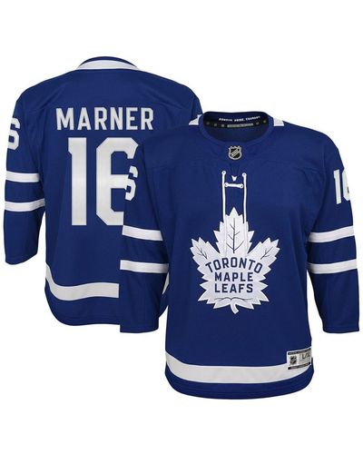 Outerstuff Big Boys And Girls Mitchell Marner Toronto Maple Leafs Home Premier Player Jersey - Blue