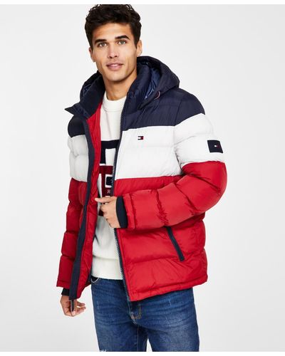 Tommy Hilfiger Quilted Puffer Jacket - Blue