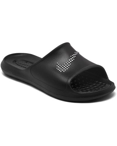 Nike Victori One Shadow Slide Sandals From Finish Line - Black