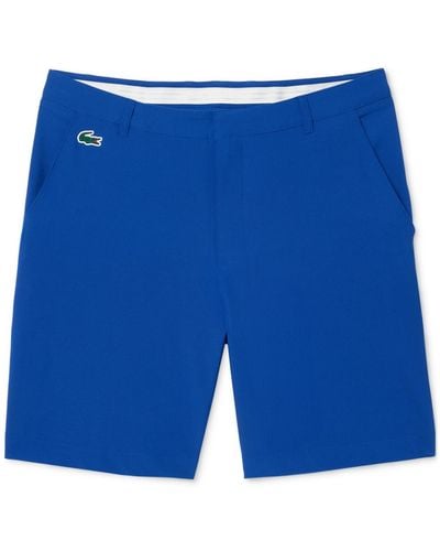Lacoste Golf Performance 8" Bermuda Shorts - Blue