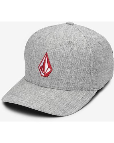 Volcom Flex-fit Heathered Logo Hat - Gray