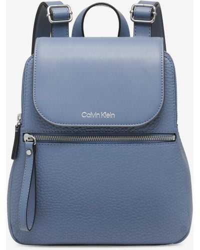 Calvin Klein Garnet Triple Compartment Backpack - Blue