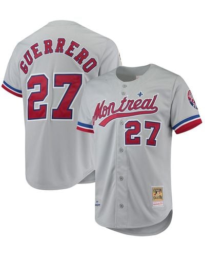 Mitchell & Ness Vladimir Guerrero Montreal Expos Cooperstown Collection Authentic Jersey - Gray