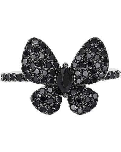 Macy's Spinel Butterfly Ring (7/8 Ct. T.w. - Black