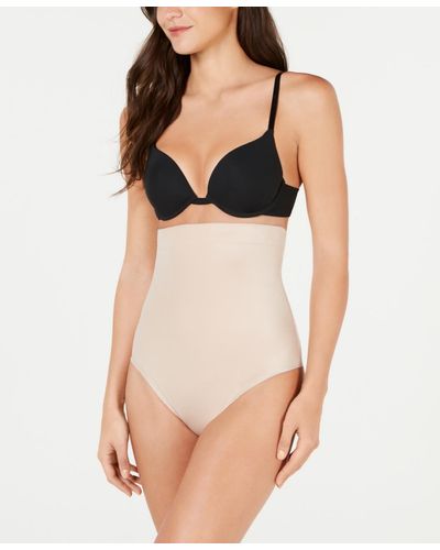 Spanx Suit Your Fancy High-waisted Thong - Natural