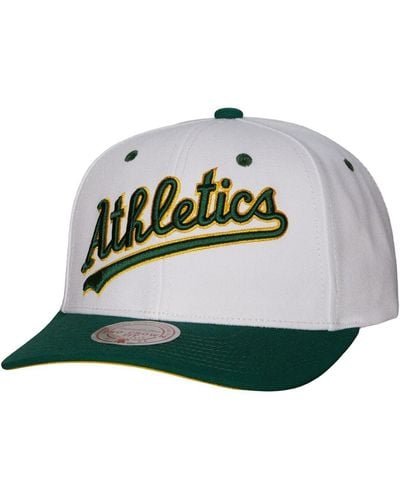 Mitchell & Ness Oakland Athletics Cooperstown Collection Pro Crown Snapback Hat - Green